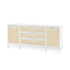 ASTOR 3-DRAWER & 2-DOOR CABINET, WHITE - Salisbury & Manus