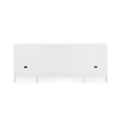 ASTOR 3-DRAWER & 2-DOOR CABINET, WHITE - Salisbury & Manus