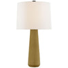 Athens Large Table Lamp in Dark Moss with Linen Shade - Salisbury & Manus