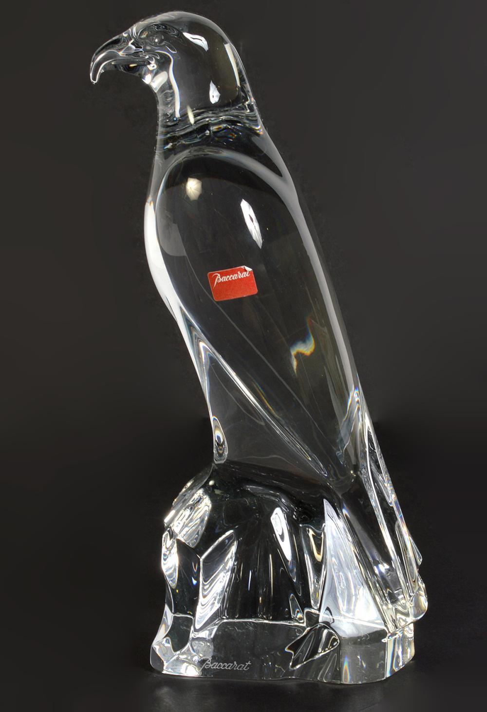 Baccarrat Clear Crystal Falcon - Salisbury & Manus