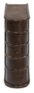Barnes Leather Book Side Table - Salisbury & Manus