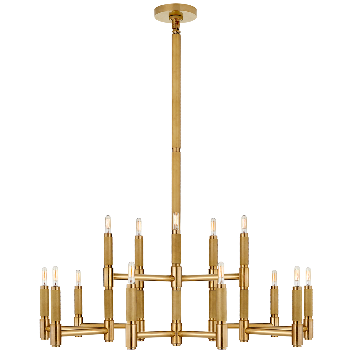 Barrett Large Knurled Chandelier