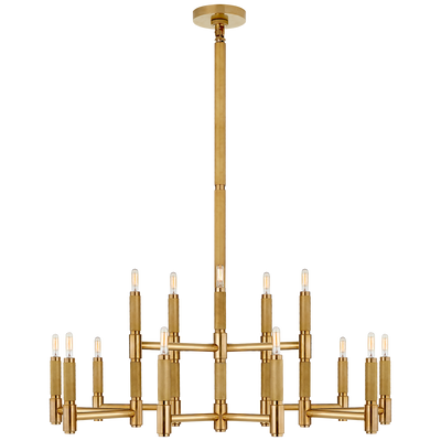 Barrett Large Knurled Chandelier