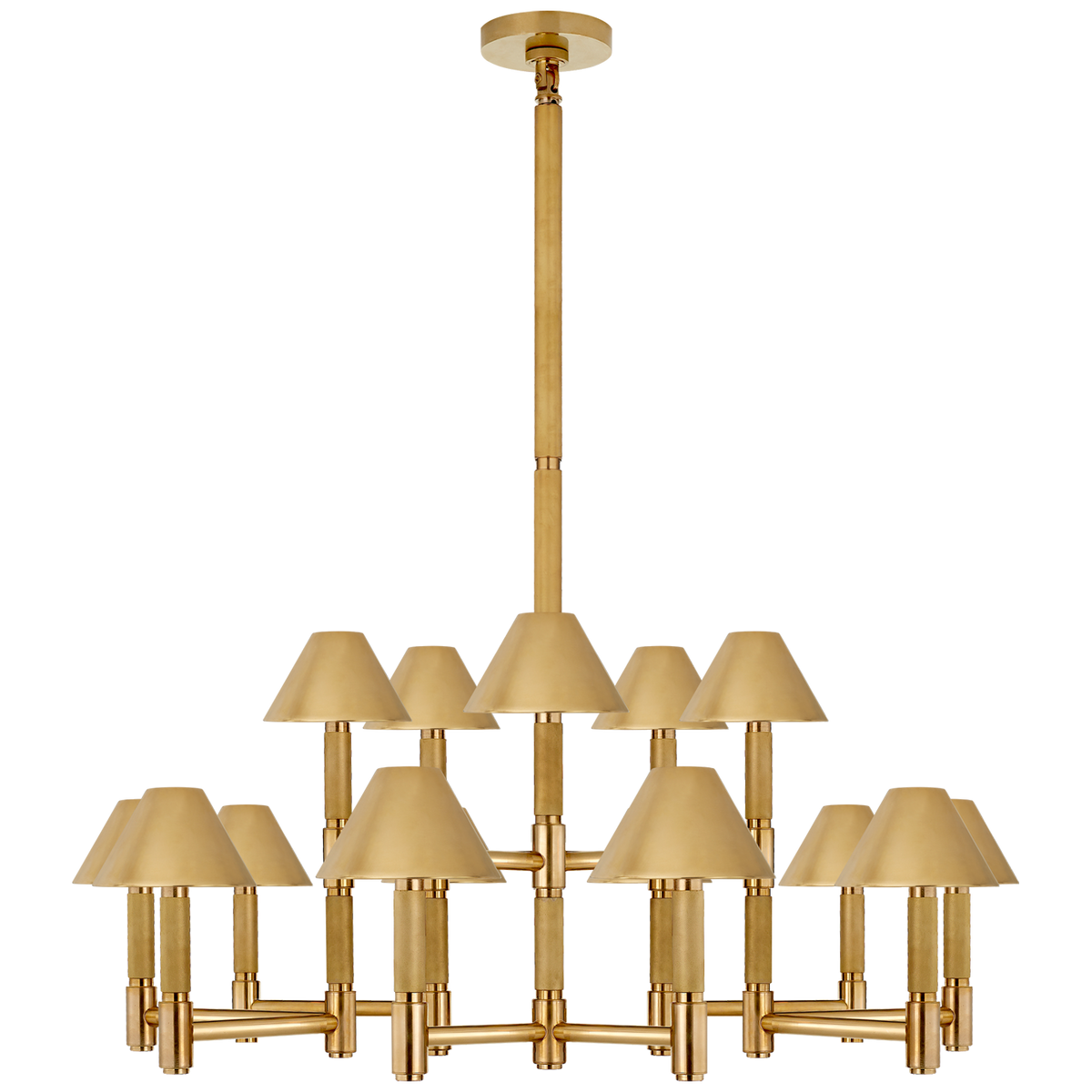 Barrett Large Knurled Chandelier