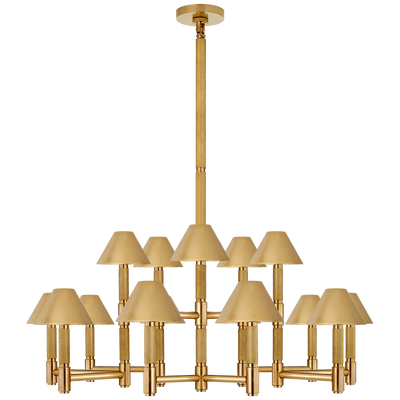 Barrett Large Knurled Chandelier