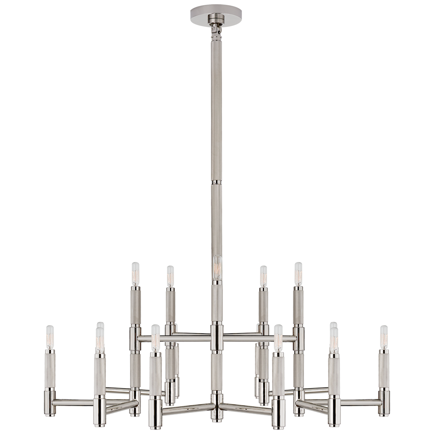 Barrett Large Knurled Chandelier