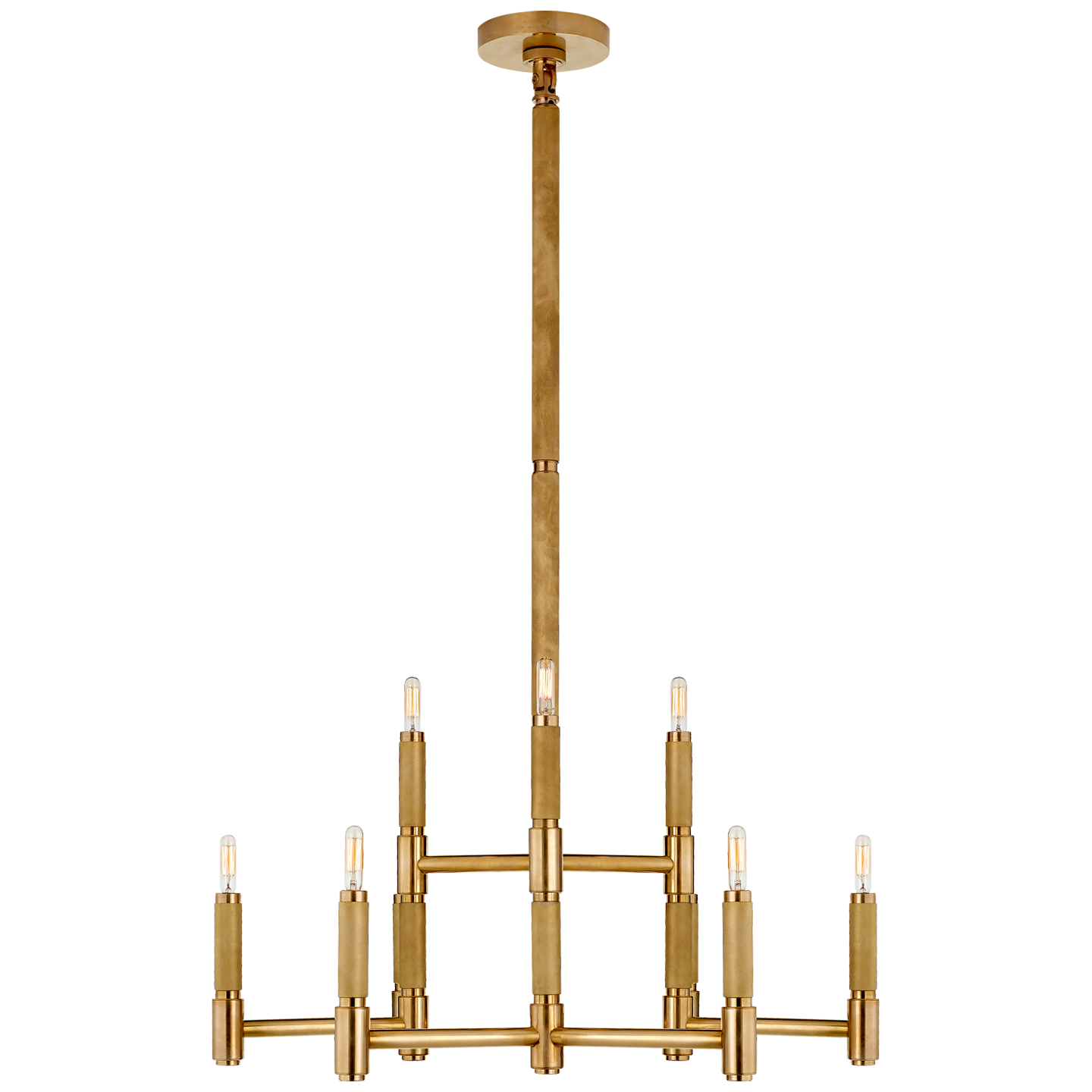 Barrett Medium Knurled Chandelier