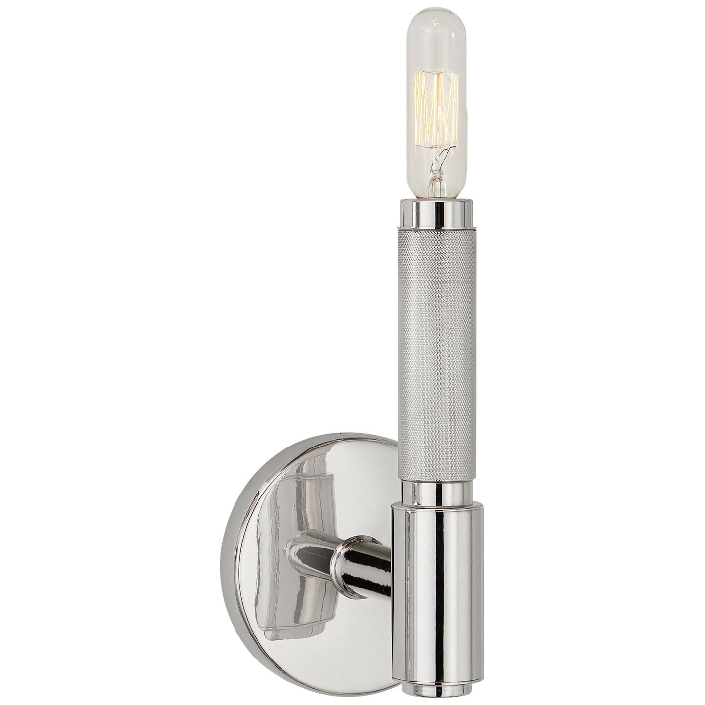 Barrett Small Single Knurled Sconce