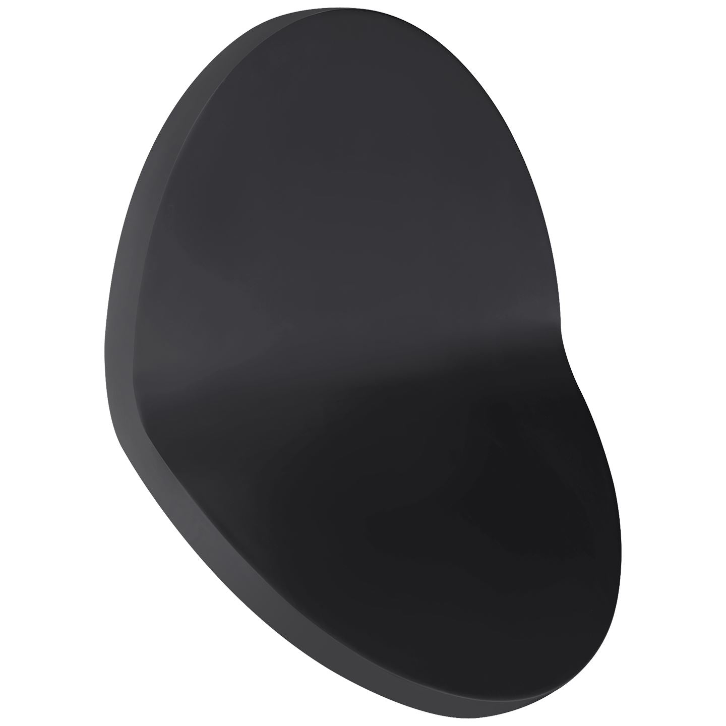 Bend Large Round Light in Matte Black - Salisbury & Manus
