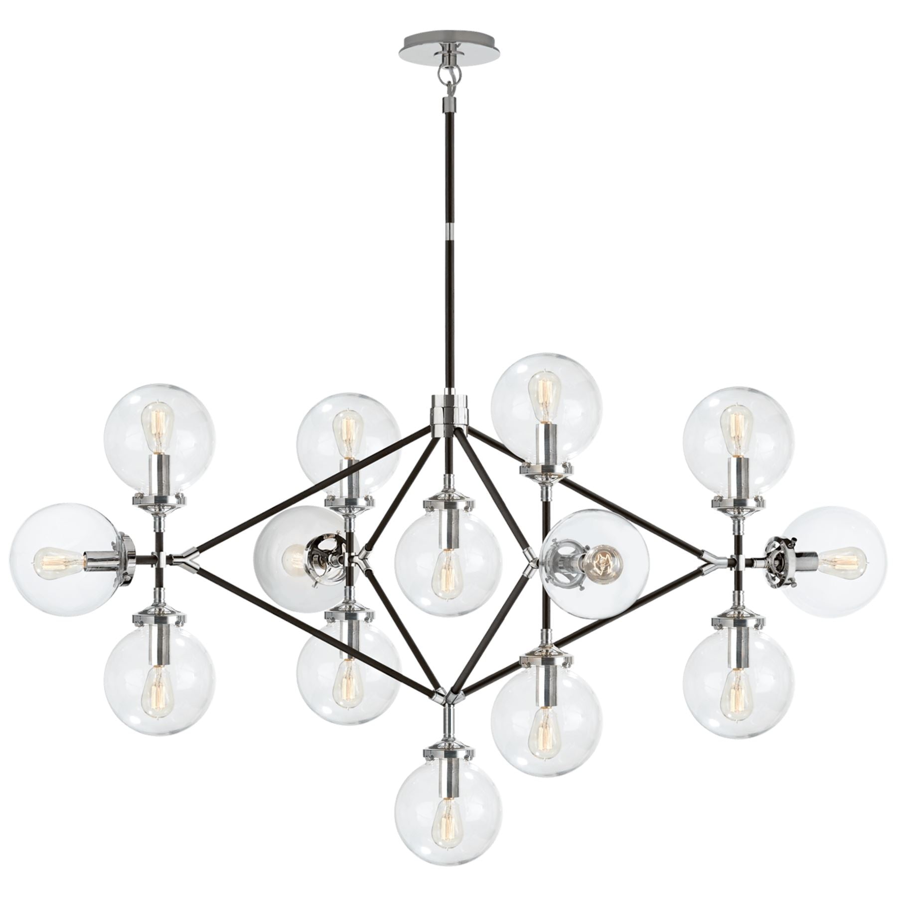 Bistro Four Arm Chandelier - Salisbury & Manus
