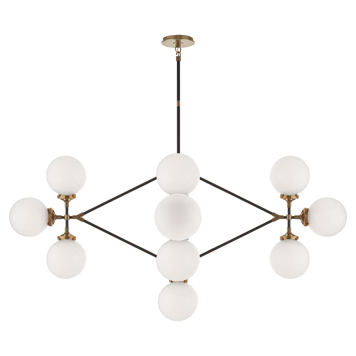 Bistro Four Arm Chandelier - Salisbury &amp; Manus
