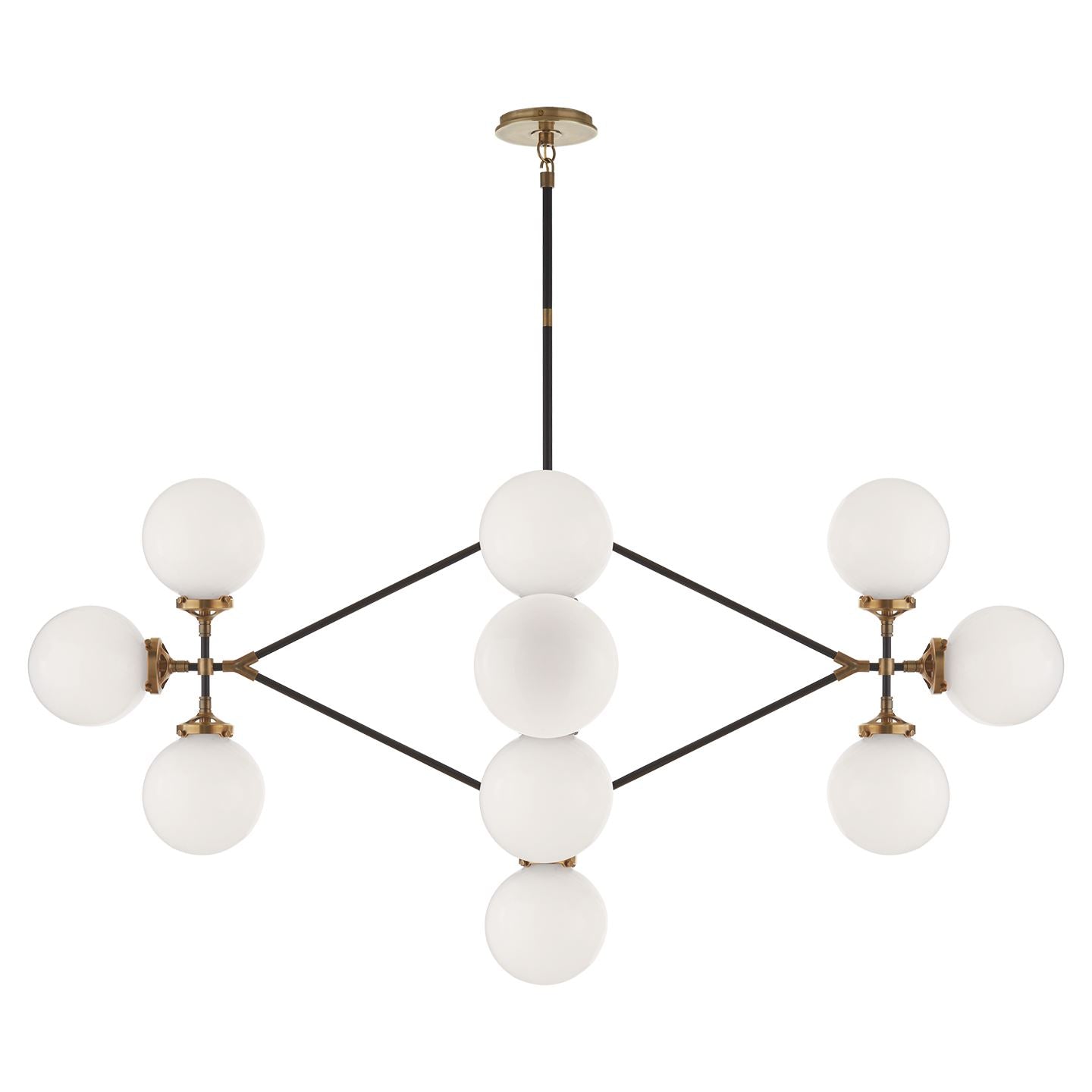 Bistro Four Arm Chandelier - Salisbury & Manus