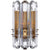 Bonnington Wall Sconce in Hand-Rubbed Antique Brass with Crystal - Salisbury & Manus