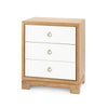 BROWNS 3-DRAWER SIDE TABLE, BLOND