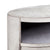 BRUTUS 2-DRAWER SIDE TABLE, GRAY