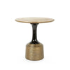 CALVIN SIDE TABLE, ANTIQUE BRASS