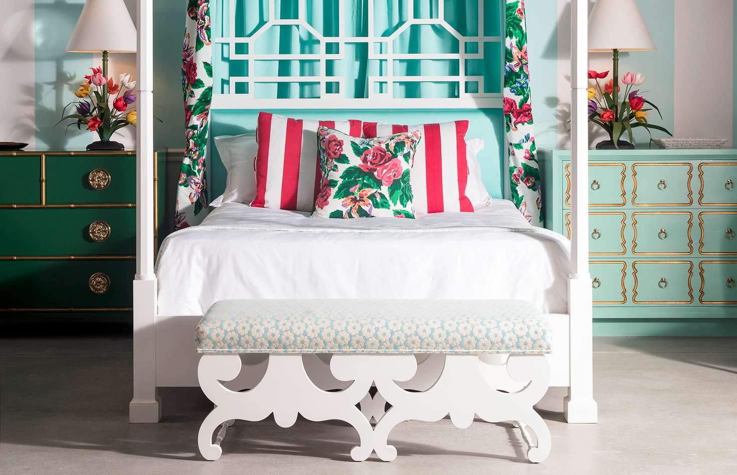 Camellia House Double Bench - Salisbury & Manus