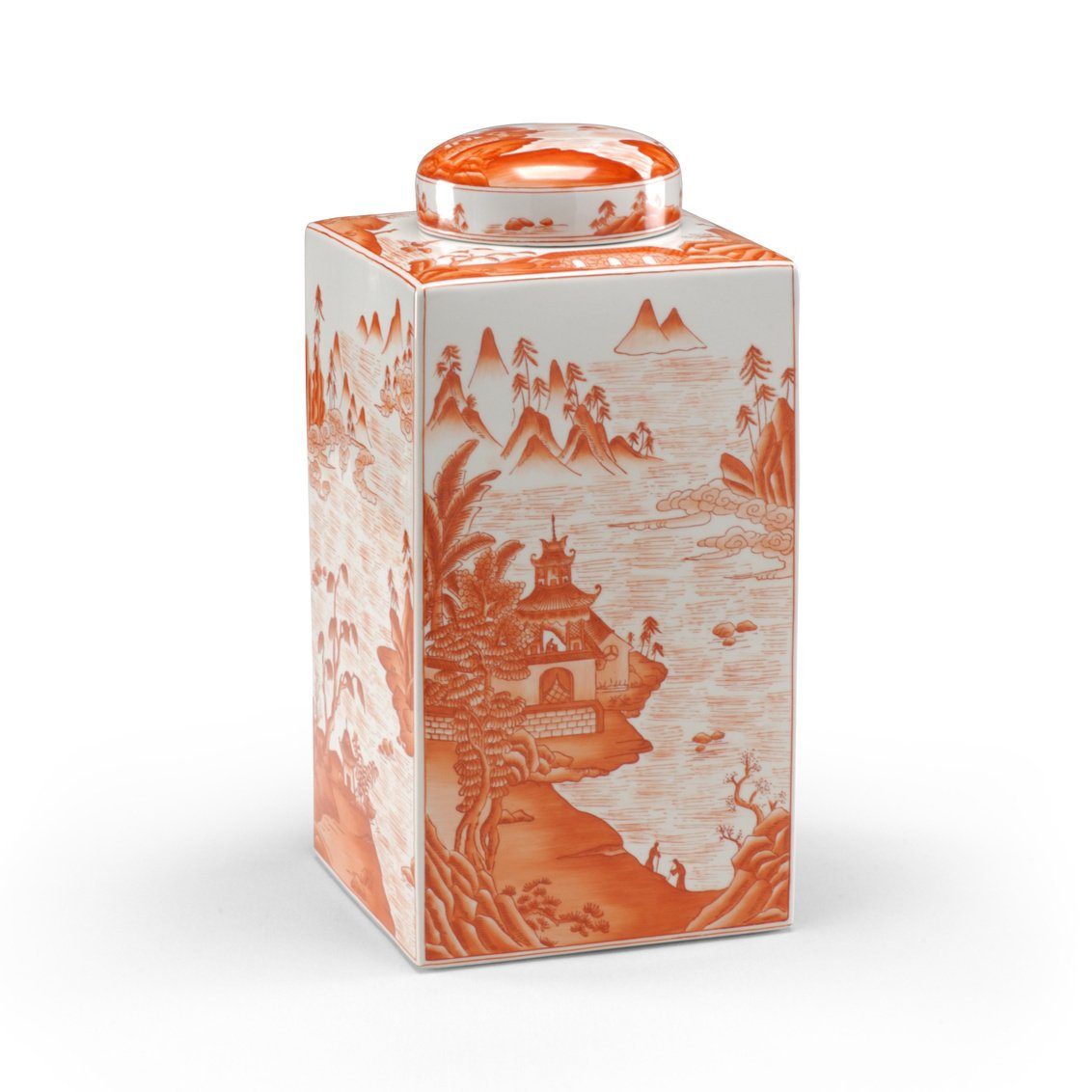 Canton Tea Caddy - Pumpkin - Salisbury & Manus