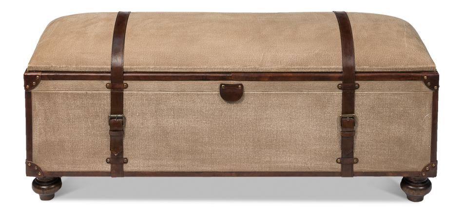 Canvas Trunk Bench - Salisbury & Manus