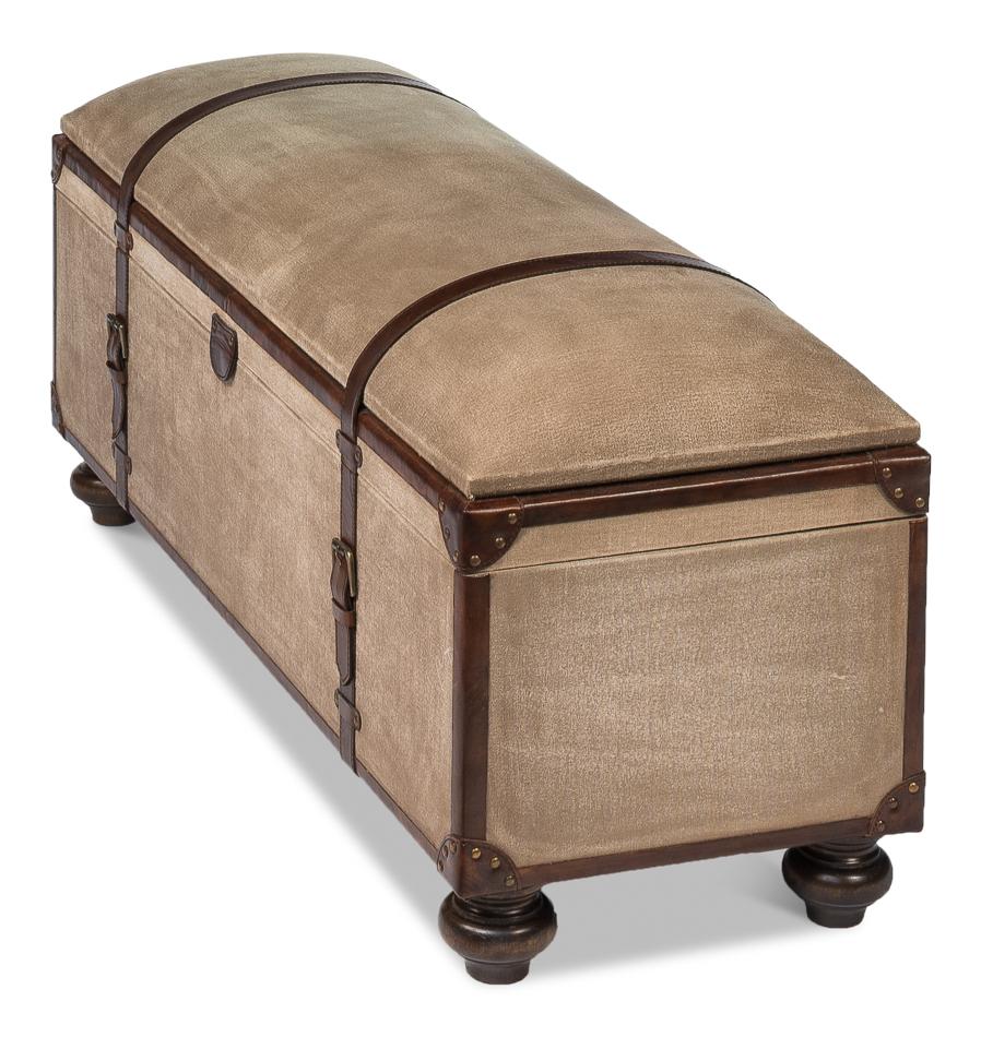 Canvas Trunk Bench - Salisbury & Manus
