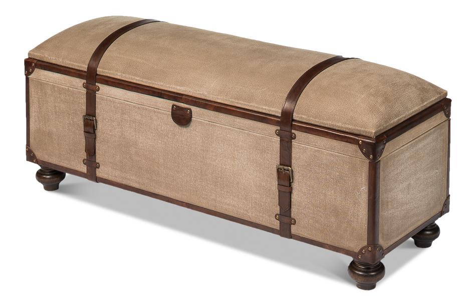 Canvas Trunk Bench - Salisbury & Manus