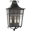 Carrington Medium Sconce in French Rust with Clear Glass - Salisbury & Manus