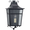 Carrington Small Wall Lantern in French Rust with Clear Glass - Salisbury & Manus