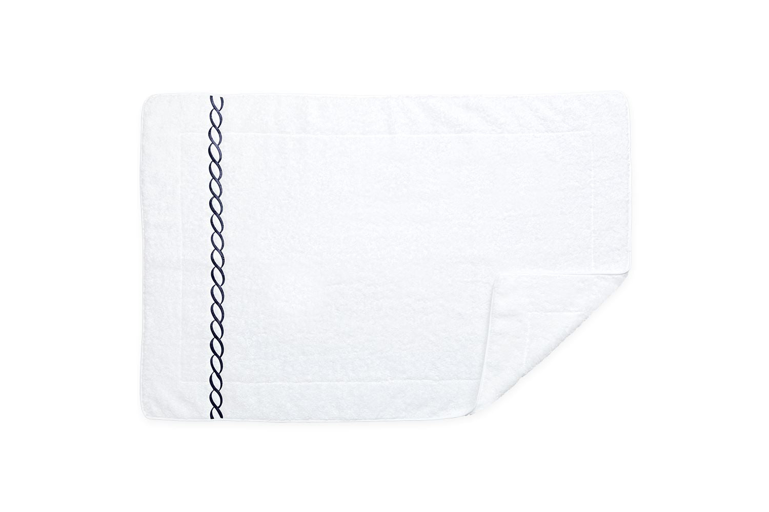 Matouk Classic Chain Bath Towel (Navy)