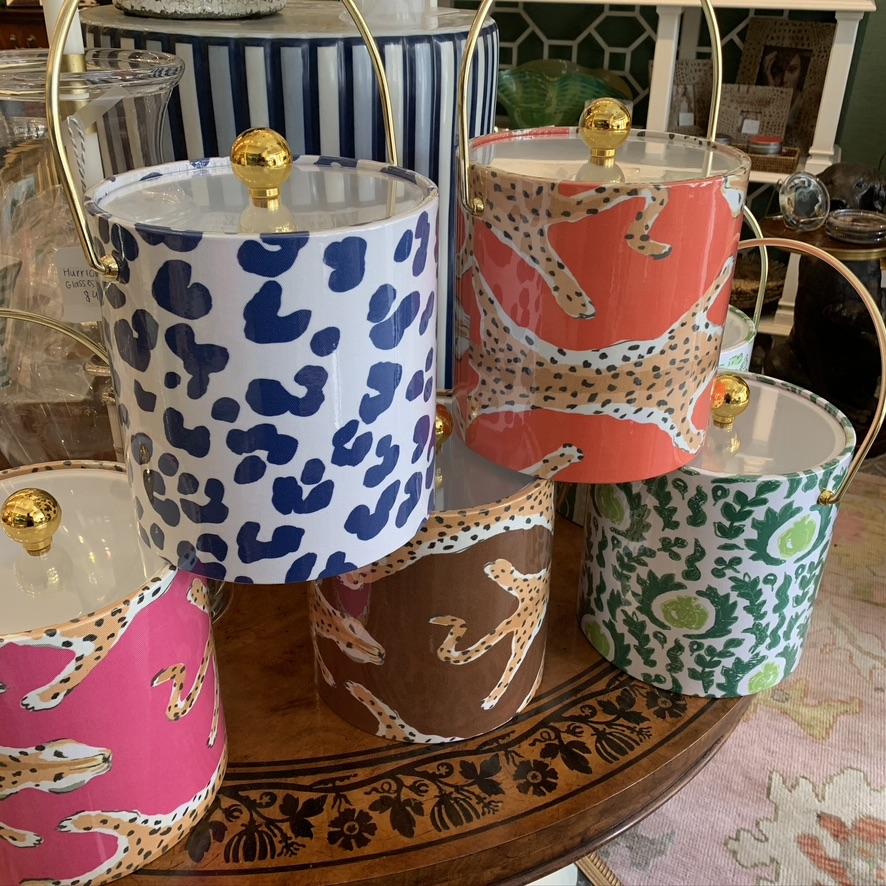 Colorful Printed Ice Buckets - Salisbury &amp; Manus