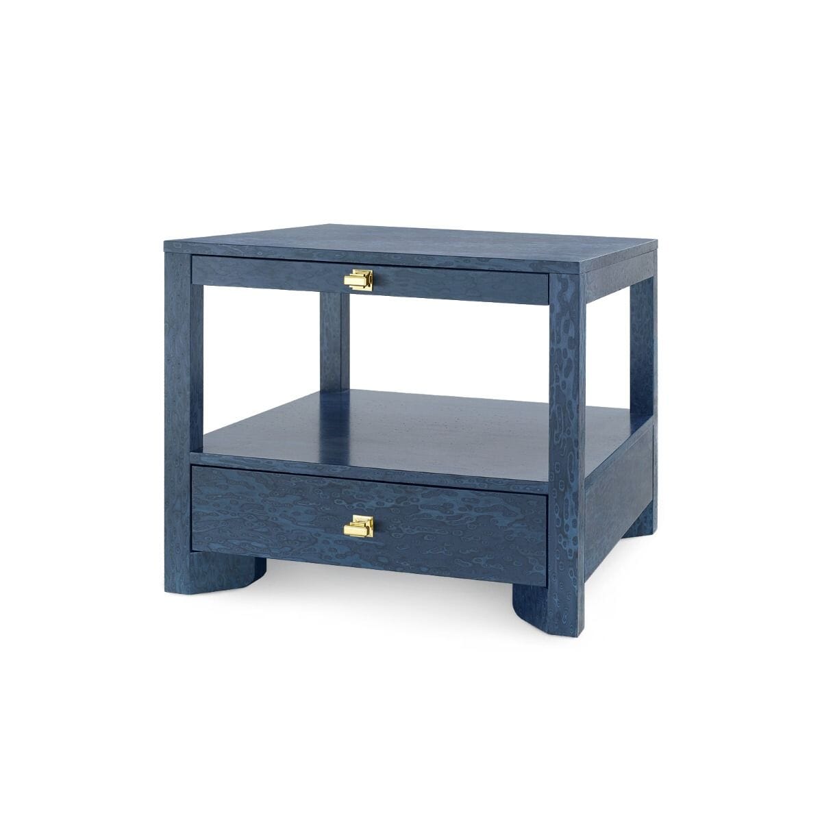 COMO 1-DRAWER SIDE TABLE, DEEP NAVY