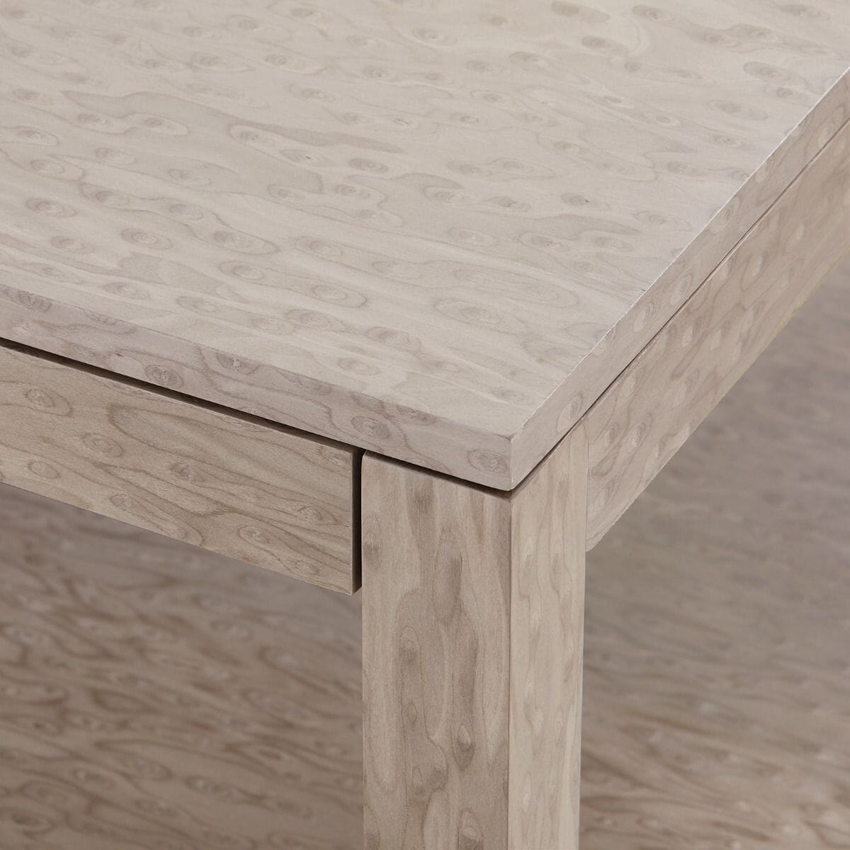 COMO 1-DRAWER SIDE TABLE, TAUPE GRAY