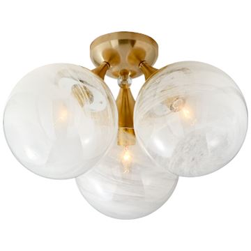 Cristol Large Triple Flush Mount - Salisbury & Manus