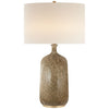 Culloden Table Lamp in Marbleized Sienna with Linen Shade - Salisbury & Manus