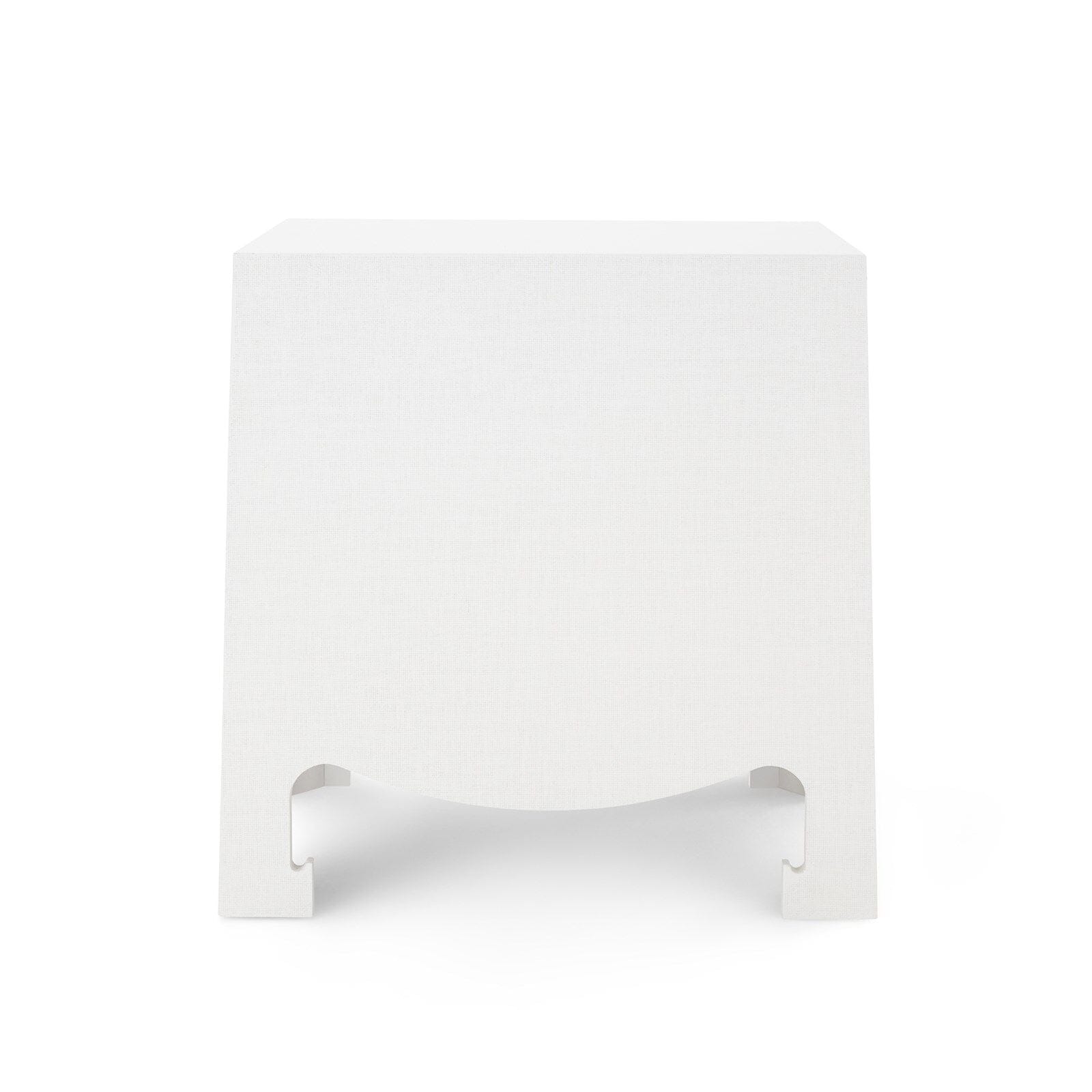 DARCY 3-DRAWER SIDE TABLE, CHIFFON WHITE