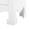 DARCY 3-DRAWER SIDE TABLE, CHIFFON WHITE