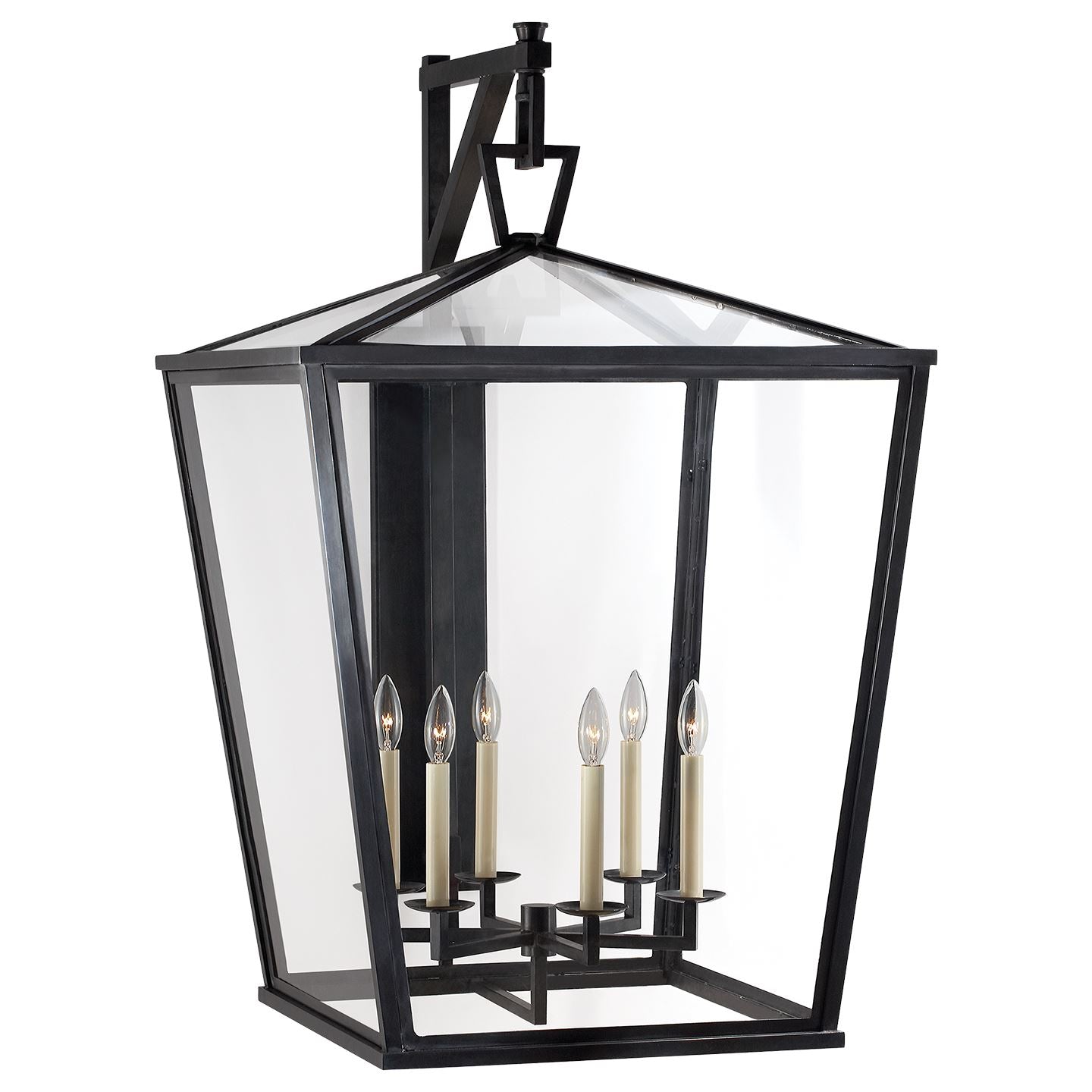 Darlana Grande Bracket Lantern in Bronze - Salisbury & Manus