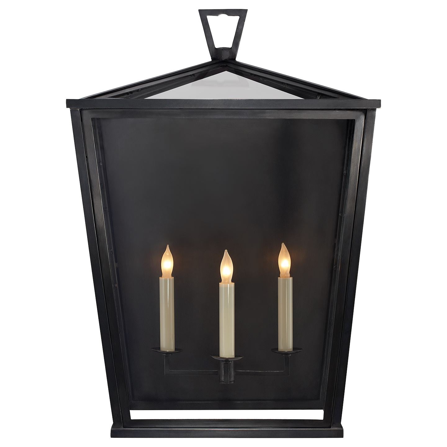 Darlana Large 3/4 Lantern in Bronze - Salisbury & Manus
