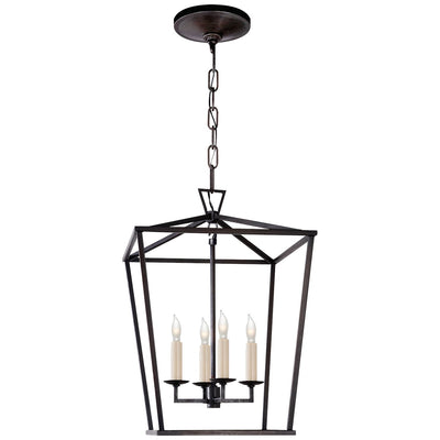 Darlana Small Lantern in Aged Iron - Salisbury & Manus