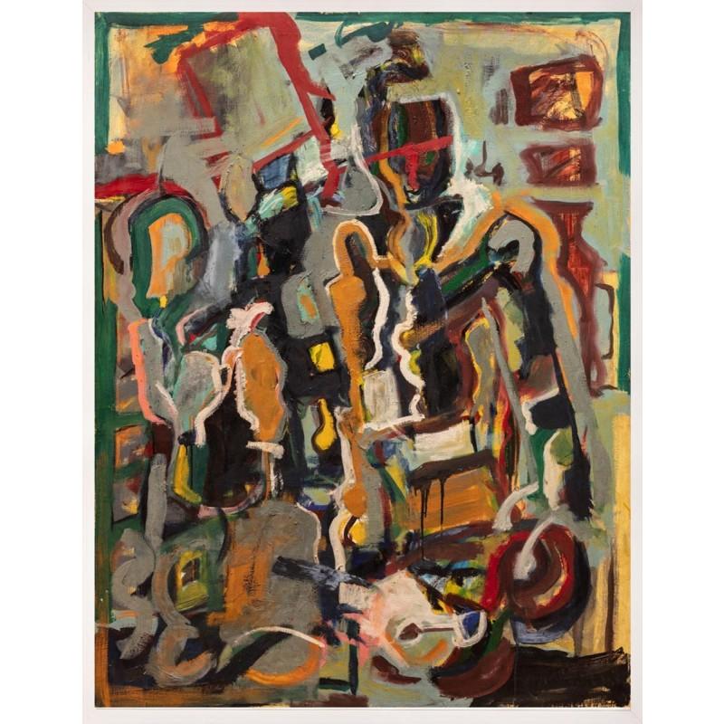 DAVID KRONEN MODERN ABSTRACT NO. 198, Framed Artwork - Salisbury & Manus
