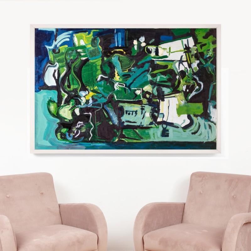DAVID KRONEN MODERN ABSTRACT NO. 40, Framed Artwork - Salisbury & Manus