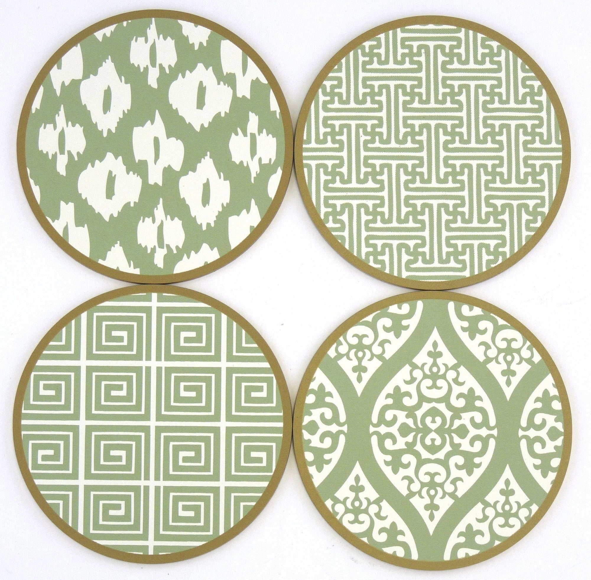 Decorative Coasters - Green - Salisbury & Manus