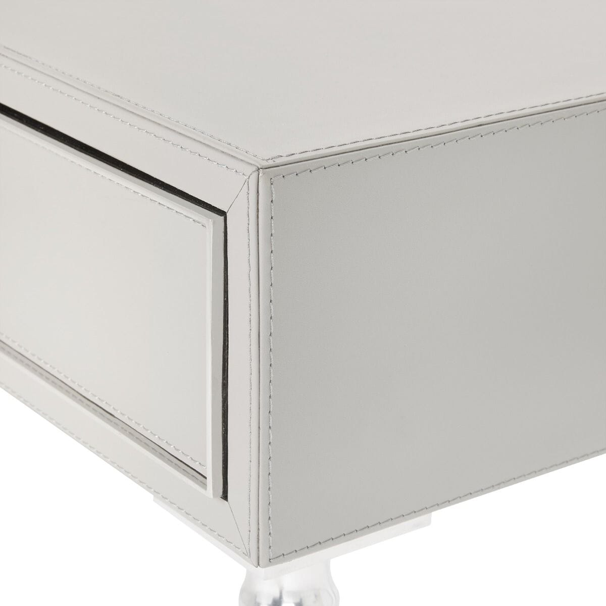 DOLLY 1-DRAWER SIDE TABLE, GRAY