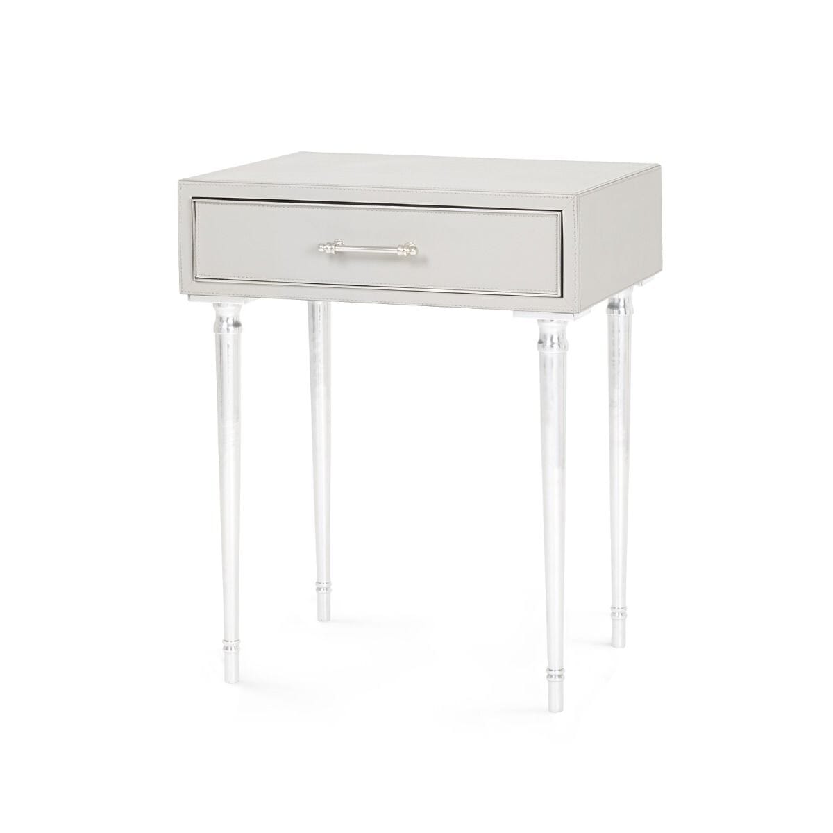 DOLLY 1-DRAWER SIDE TABLE, GRAY
