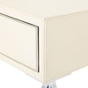 DOLLY 1-DRAWER SIDE TABLE, IVORY