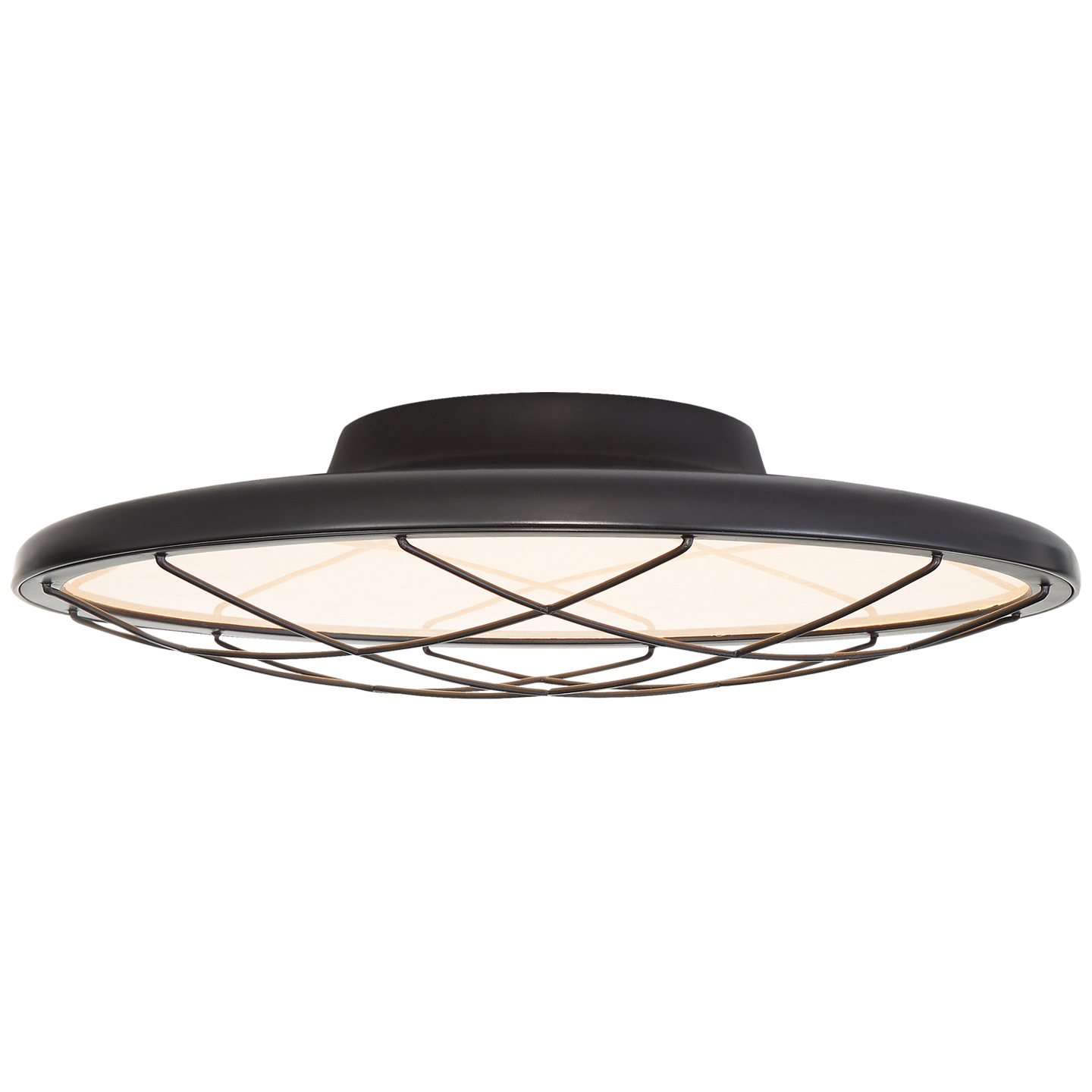 Dot 16" Caged Flush Mount