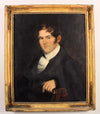 Early 19th Century Oil Painting Attributed to Jacob Eichholtz "Portrait of a Gentleman" - Salisbury & Manus