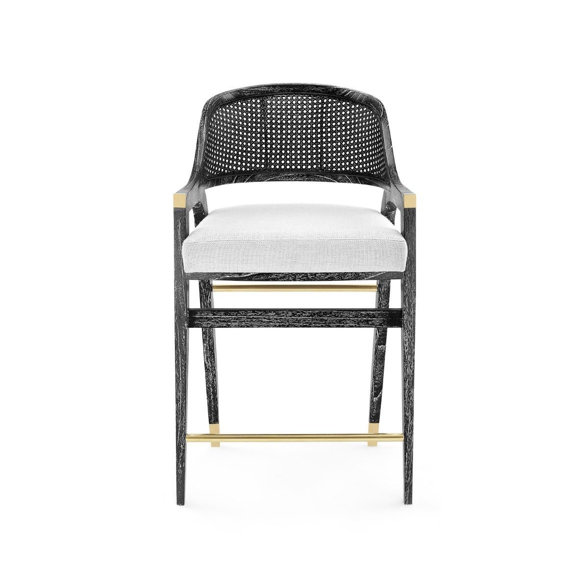EDWARD COUNTER STOOL, BLACK - Salisbury & Manus
