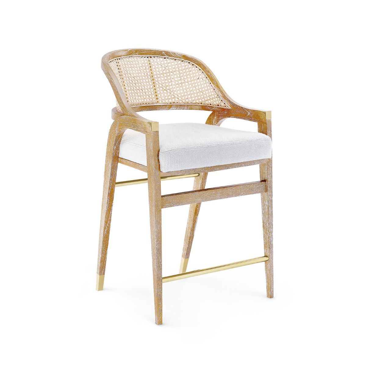 EDWARD COUNTER STOOL, NATURAL - Salisbury & Manus