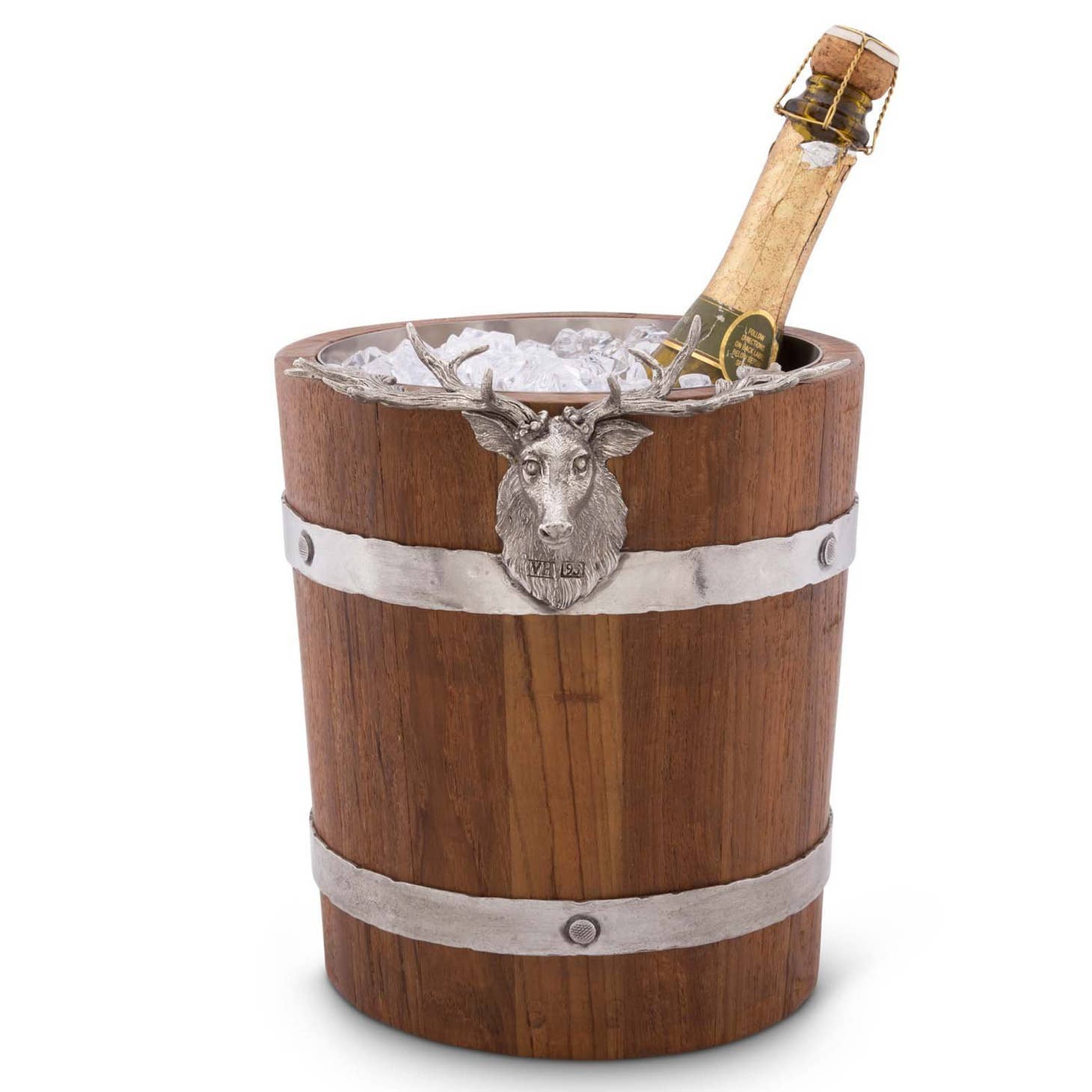 Elk Wood Pail Ice Bucket