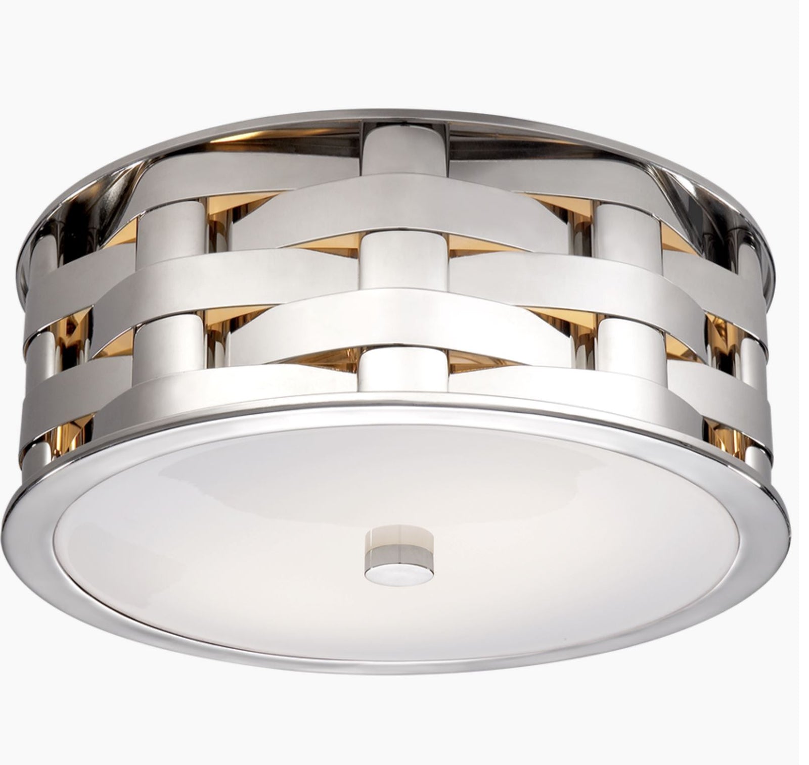 Ella Woven Small Flush Mount